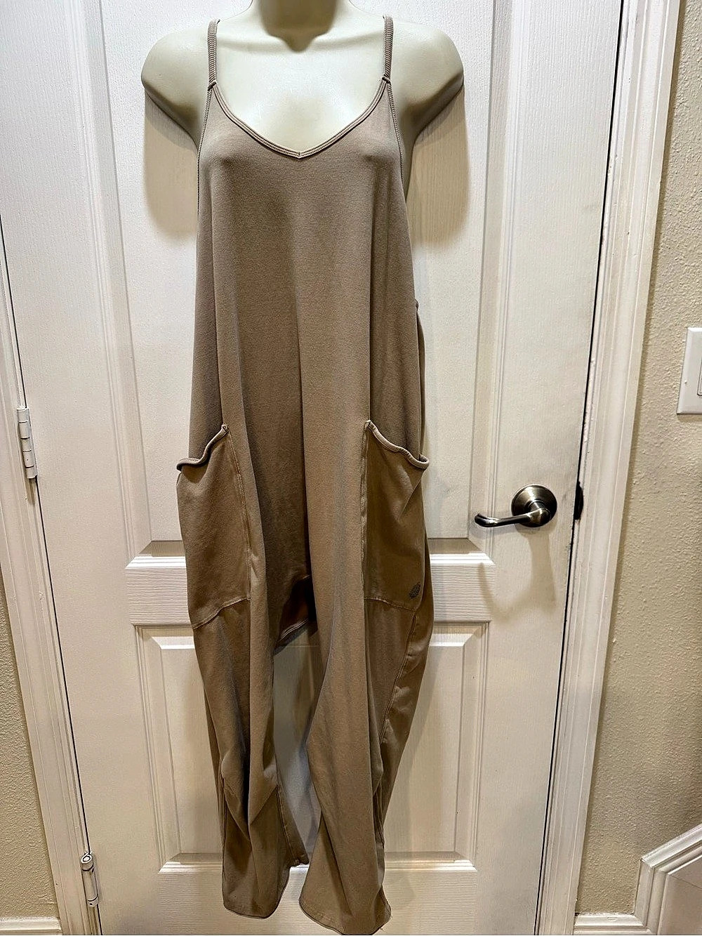 FP Movement Hot Shot Onesie Utility Jumpsuit Brown Small Like New